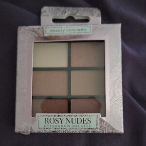 Rosy Nudes Eyeshadow Palette 6 Different Shades